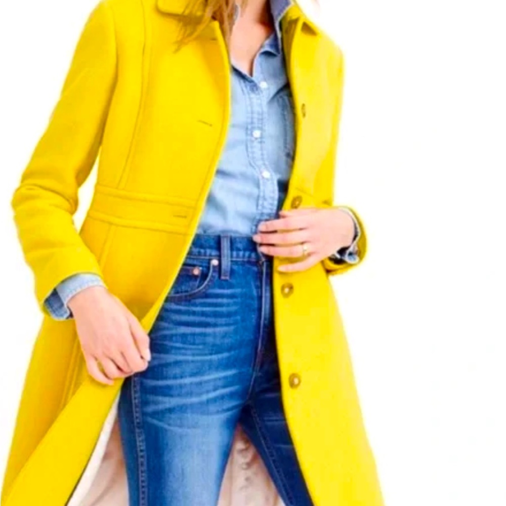 J Crew Classic lady day coat in Italian double-cloth wool with Thinsulate®.